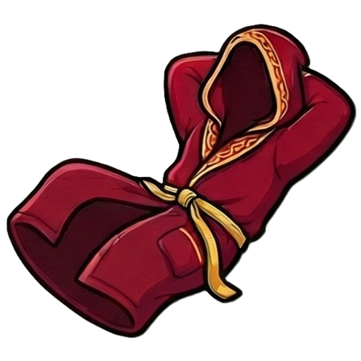 Robed mascot